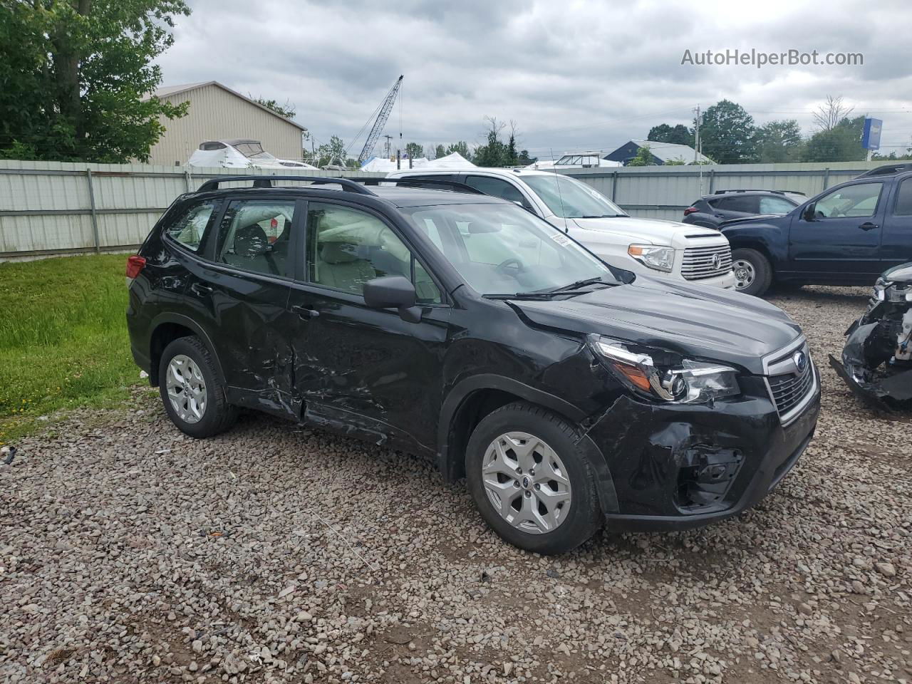 2019 Subaru Forester  Black vin: JF2SKACC7KH476606