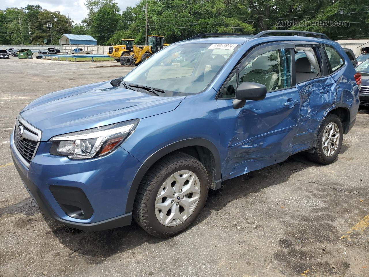 2019 Subaru Forester  Blue vin: JF2SKACC9KH508391