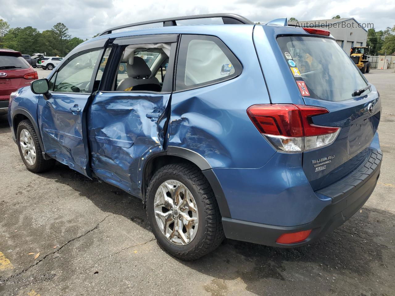 2019 Subaru Forester  Blue vin: JF2SKACC9KH508391