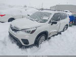 2019 Subaru Forester   White vin: JF2SKACCXKH496607