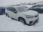 2019 Subaru Forester   White vin: JF2SKACCXKH496607