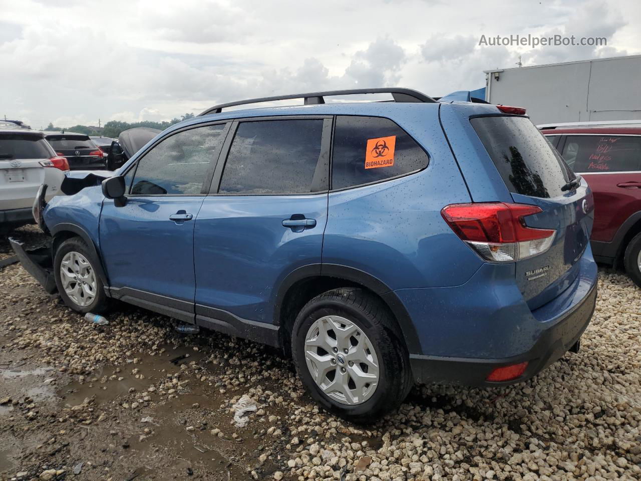 2020 Subaru Forester  Blue vin: JF2SKADC0LH426615