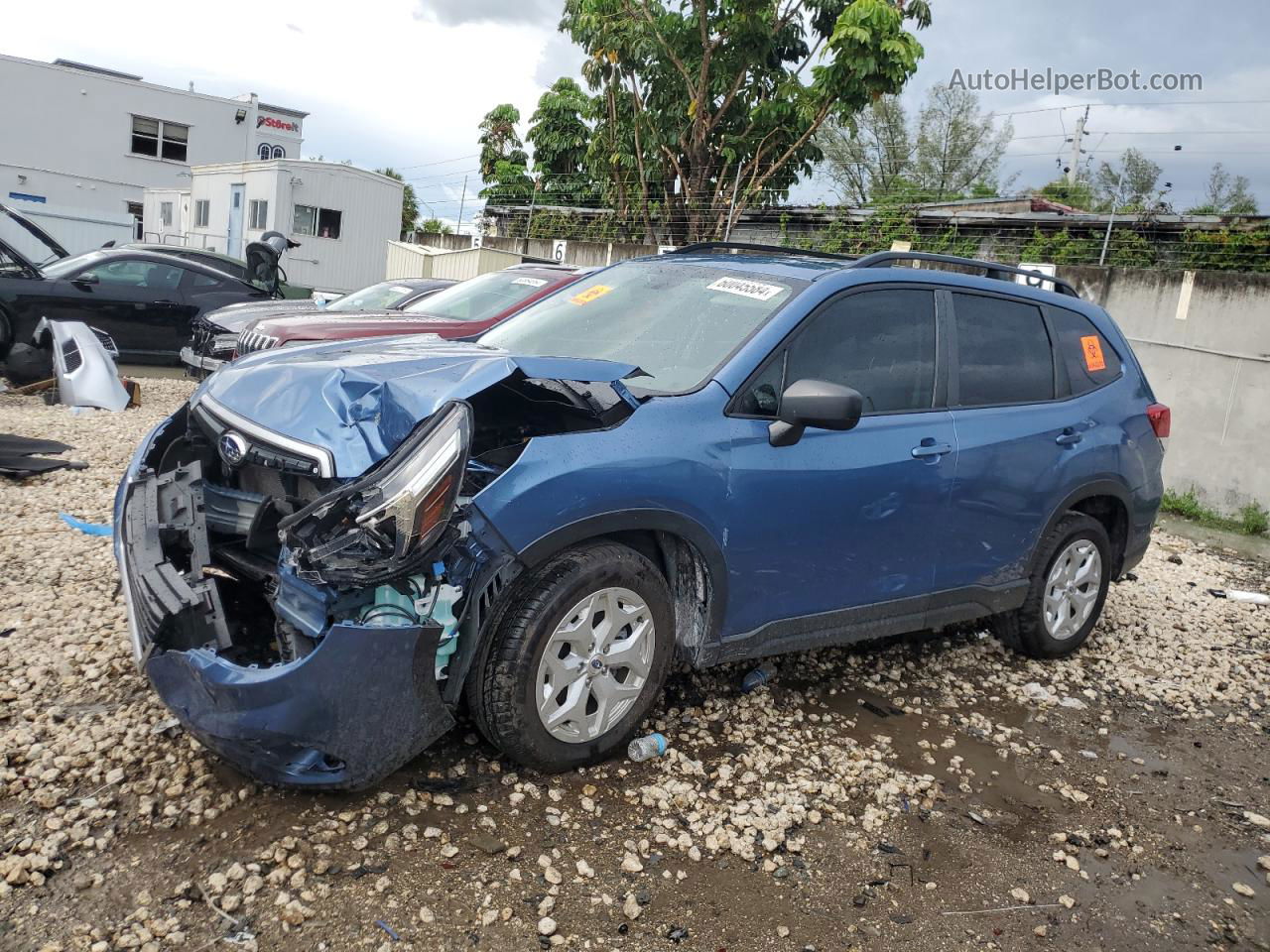 2020 Subaru Forester  Blue vin: JF2SKADC0LH426615