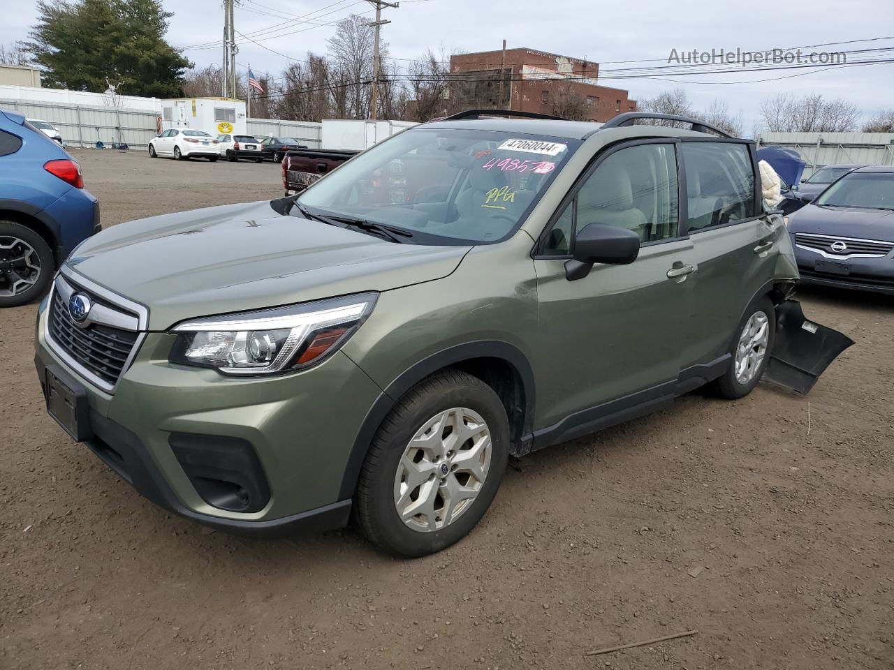 2020 Subaru Forester  Green vin: JF2SKADC1LH498570