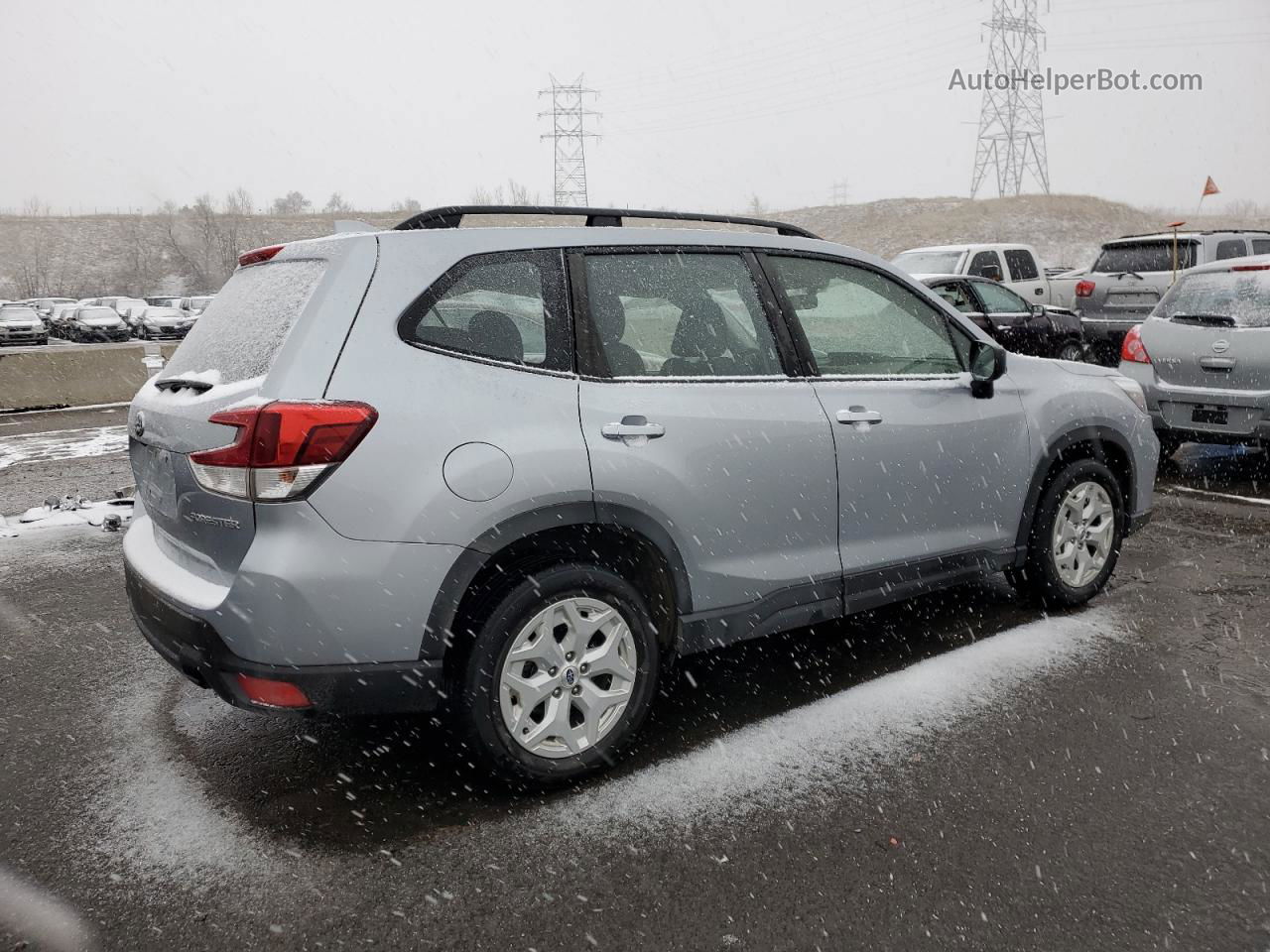 2020 Subaru Forester  Silver vin: JF2SKADC2LH570909