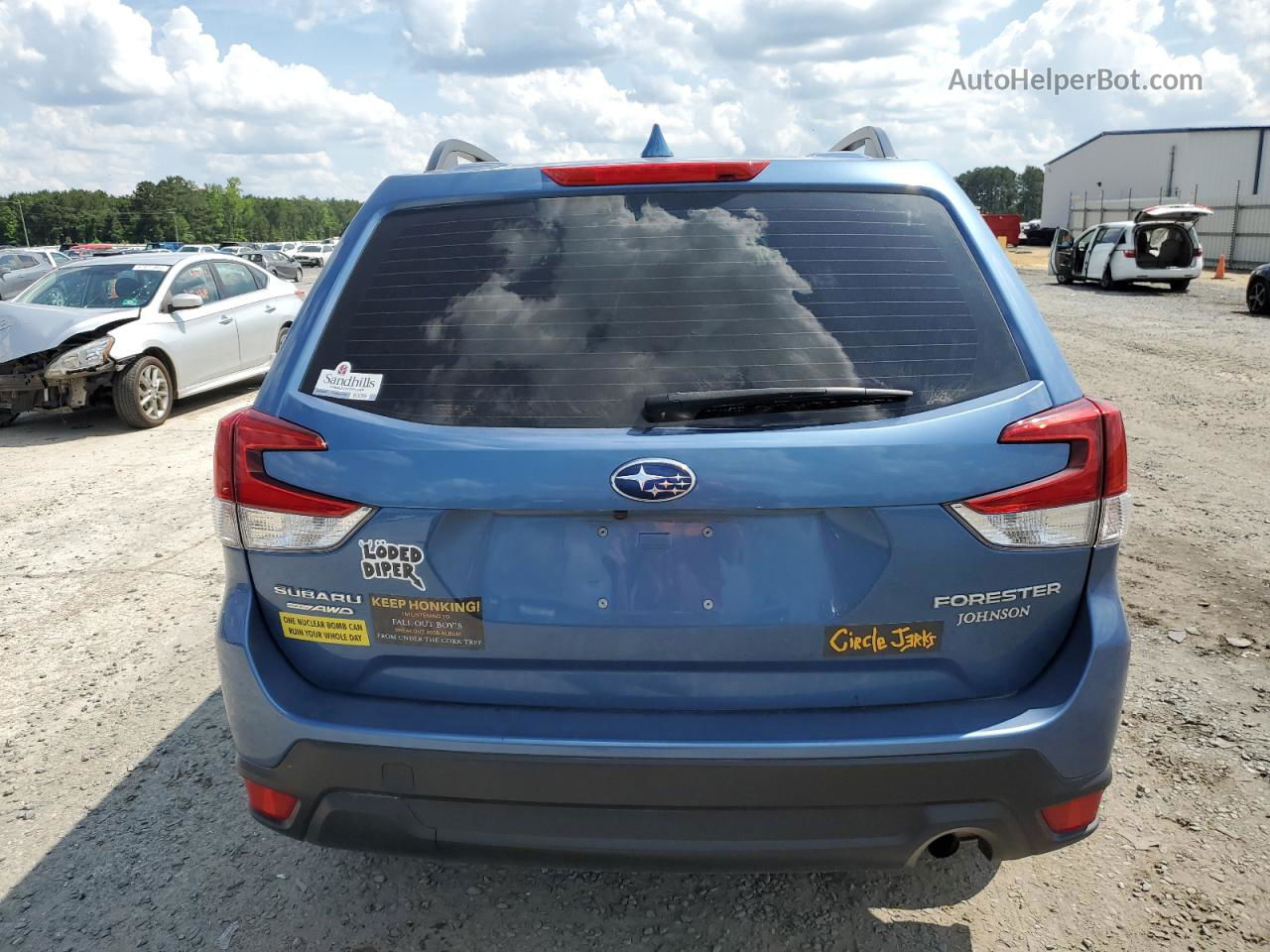 2020 Subaru Forester  Blue vin: JF2SKADC4LH564335