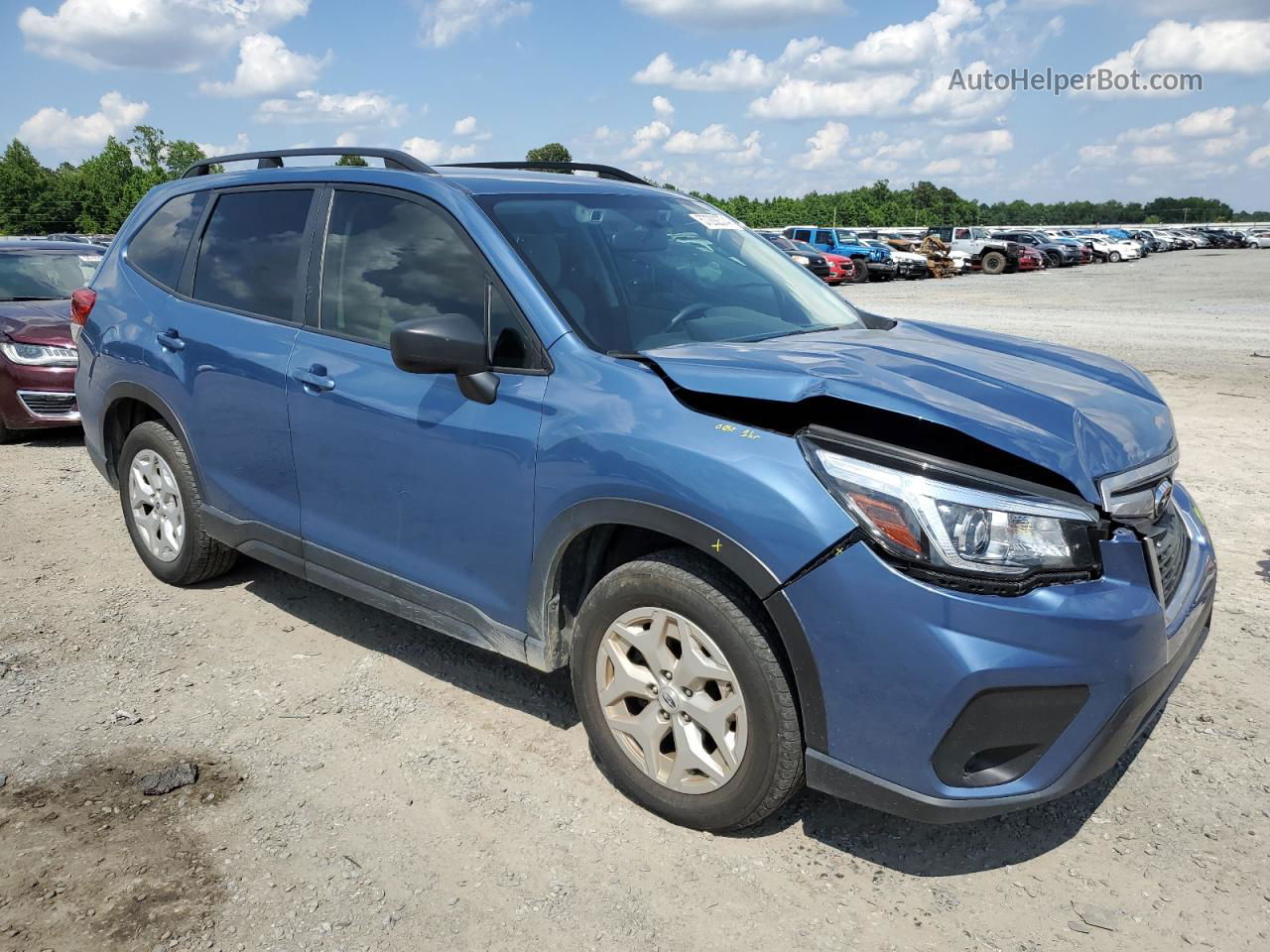 2020 Subaru Forester  Blue vin: JF2SKADC4LH564335