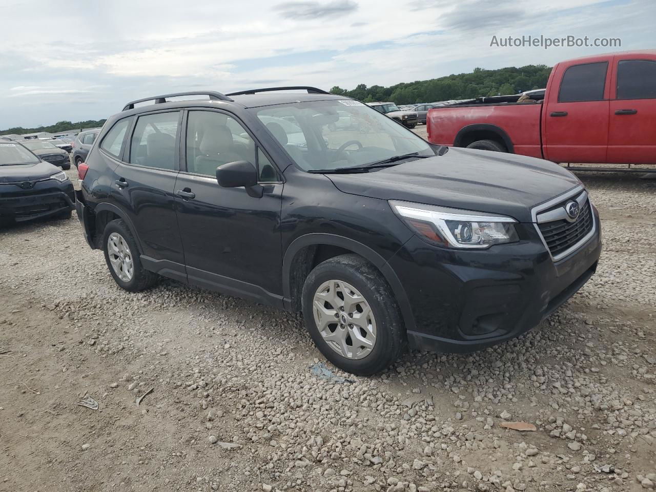 2020 Subaru Forester  Черный vin: JF2SKADC5LH523616