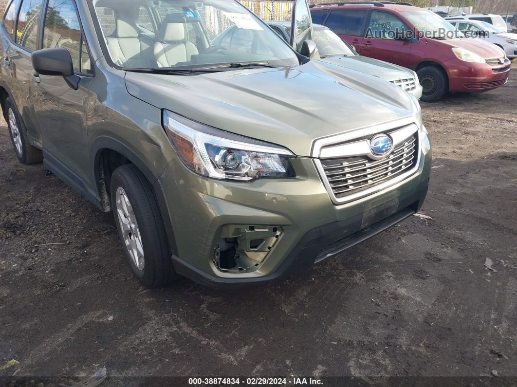 2020 Subaru Forester   Зеленый vin: JF2SKADC5LH578955