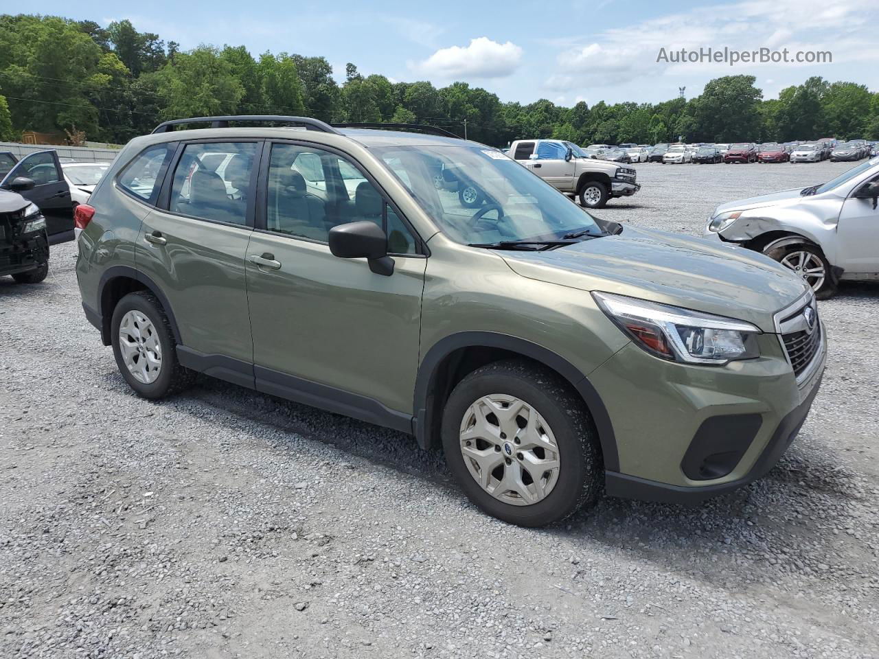 2020 Subaru Forester  Green vin: JF2SKADC6LH453673