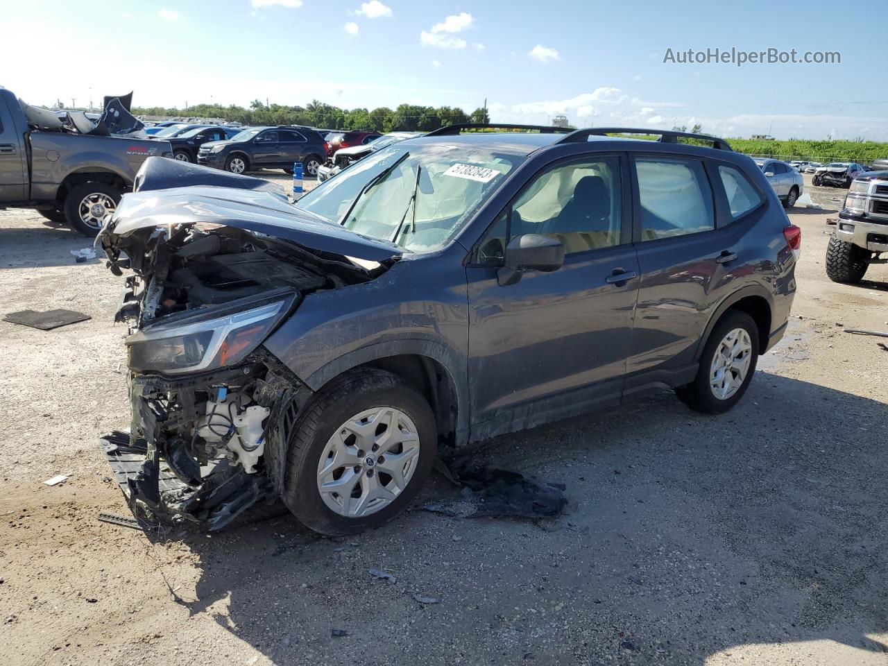 2020 Subaru Forester  Gray vin: JF2SKADC6LH522684