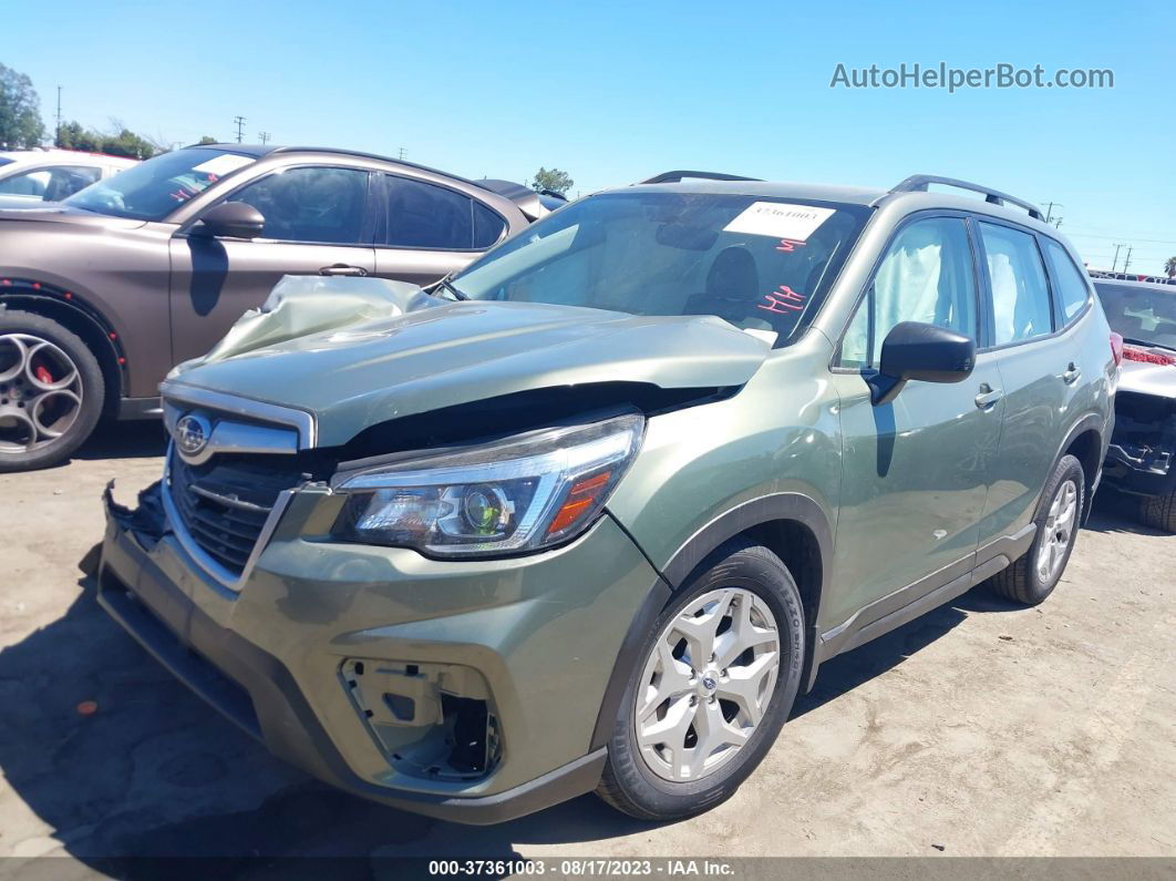 2020 Subaru Forester   Green vin: JF2SKADC7LH423582