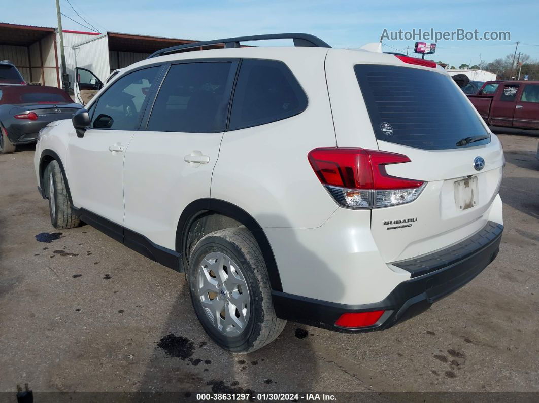 2020 Subaru Forester   White vin: JF2SKADCXLH407781