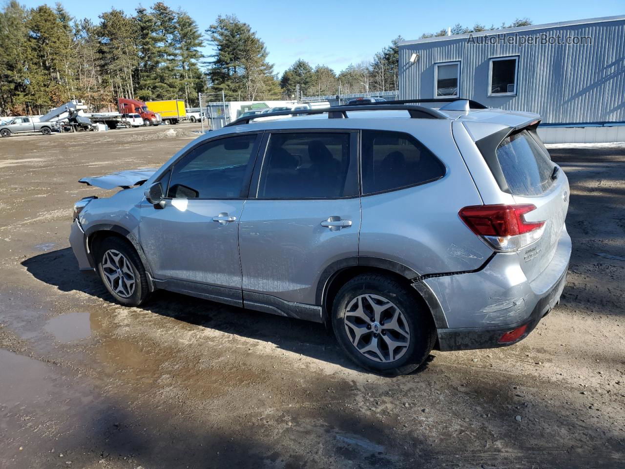 2019 Subaru Forester Premium Silver vin: JF2SKAEC0KH449874