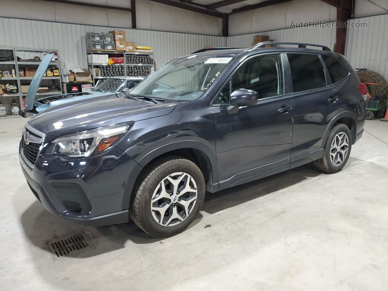 2019 Subaru Forester Premium Gray vin: JF2SKAEC0KH470465