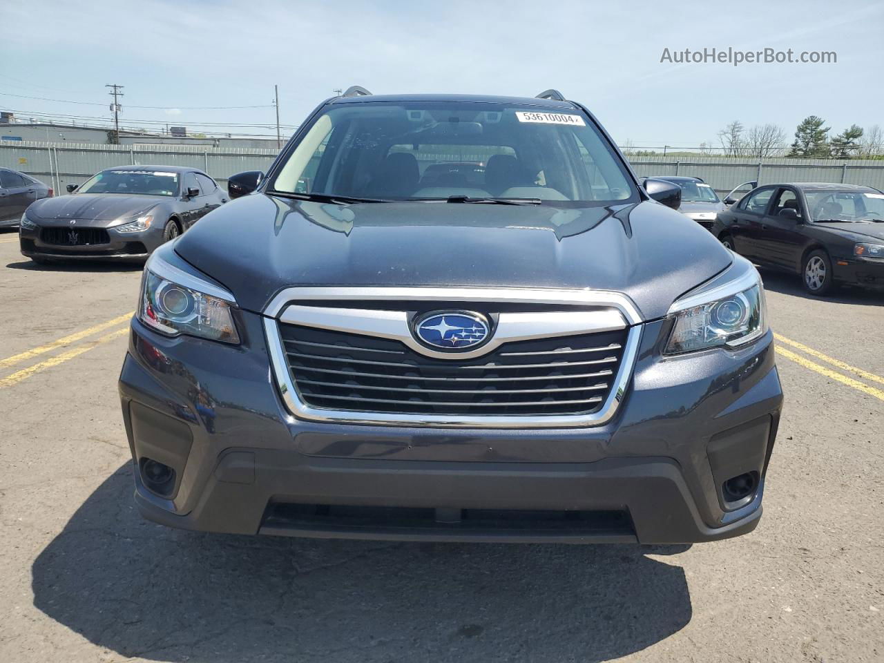 2019 Subaru Forester Premium Серый vin: JF2SKAEC0KH470465