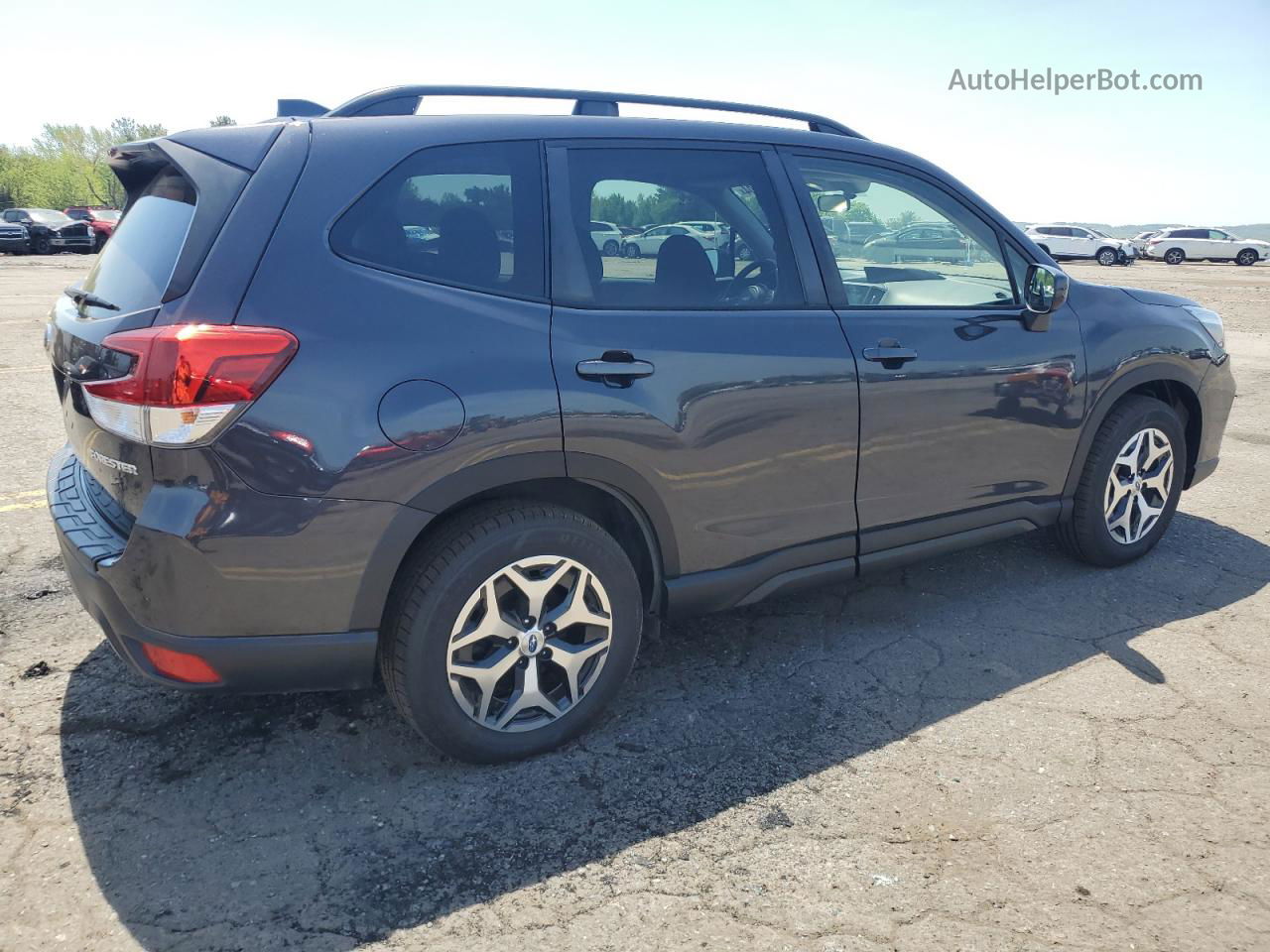 2019 Subaru Forester Premium Серый vin: JF2SKAEC0KH470465