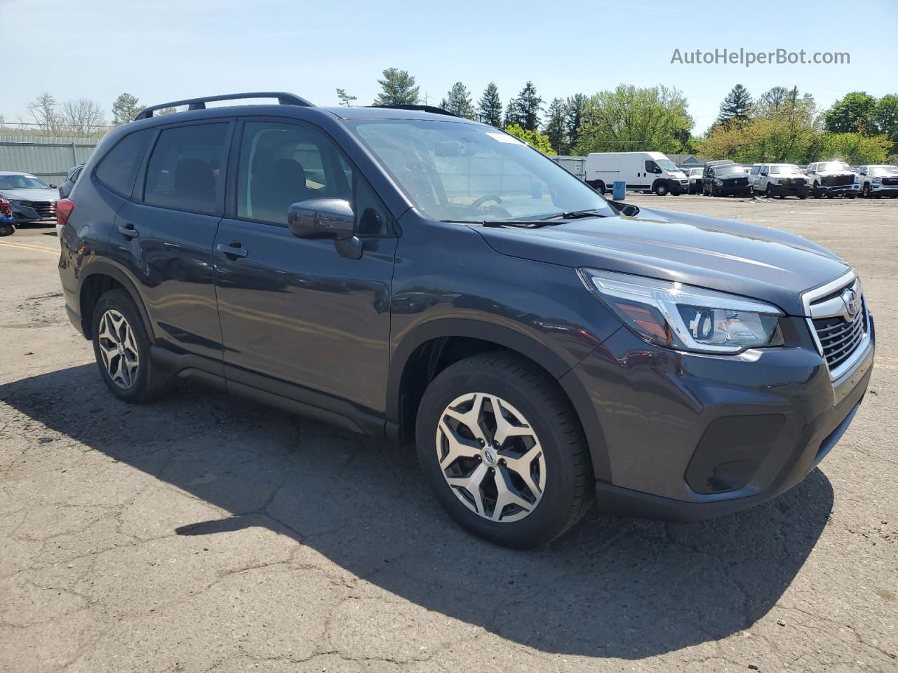 2019 Subaru Forester Premium Серый vin: JF2SKAEC0KH470465