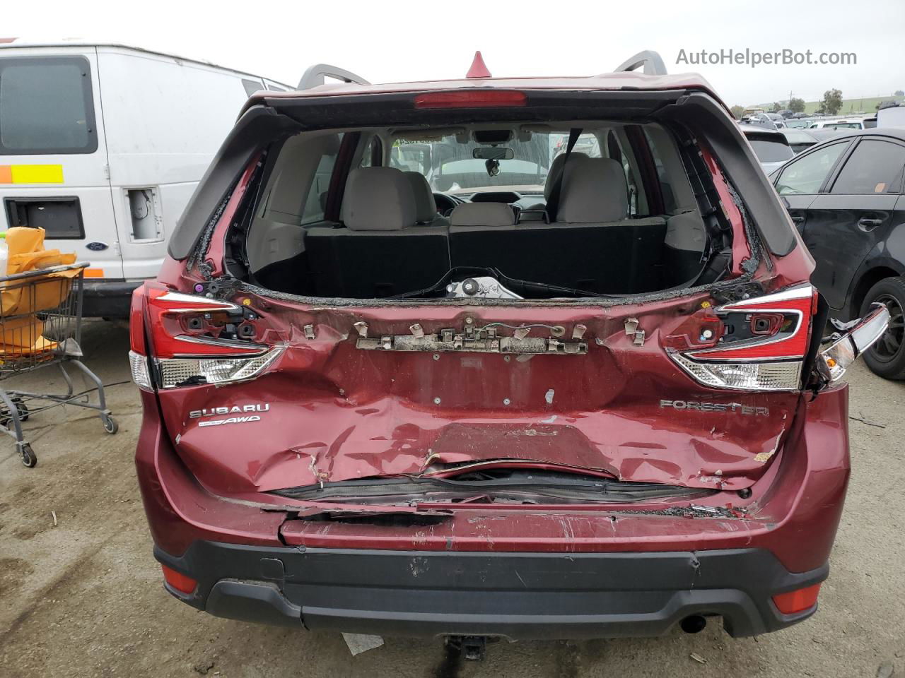 2019 Subaru Forester Premium Red vin: JF2SKAEC1KH422750