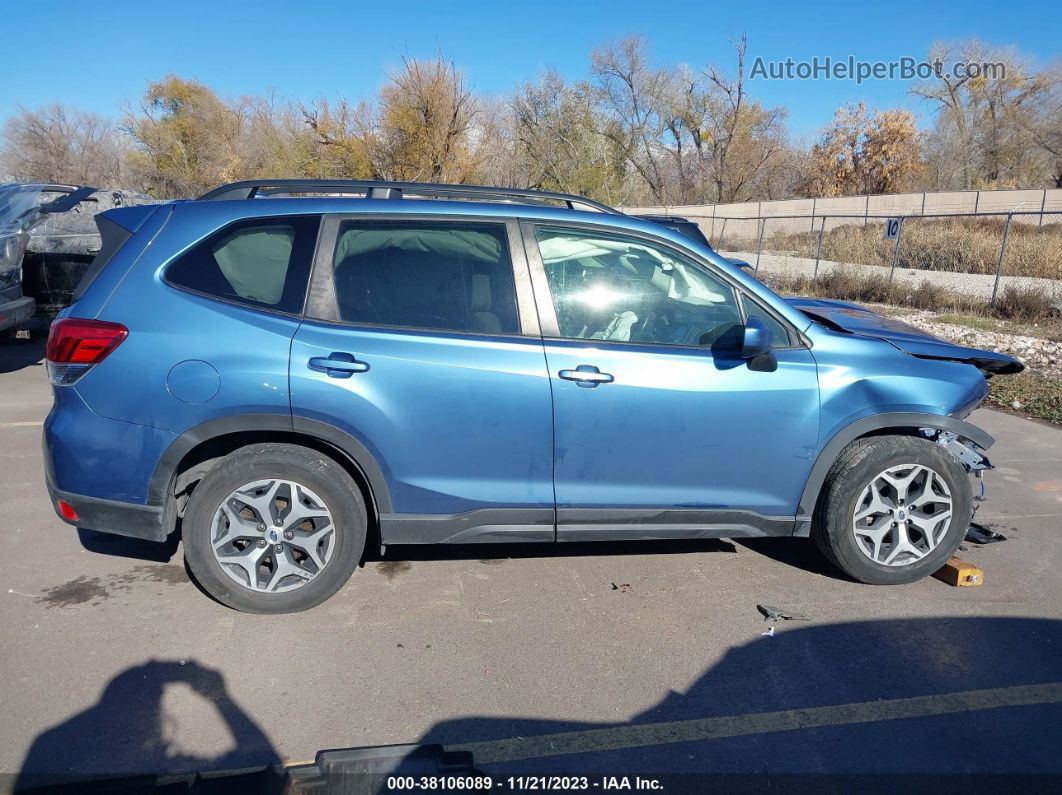 2019 Subaru Forester Premium Синий vin: JF2SKAEC1KH517597