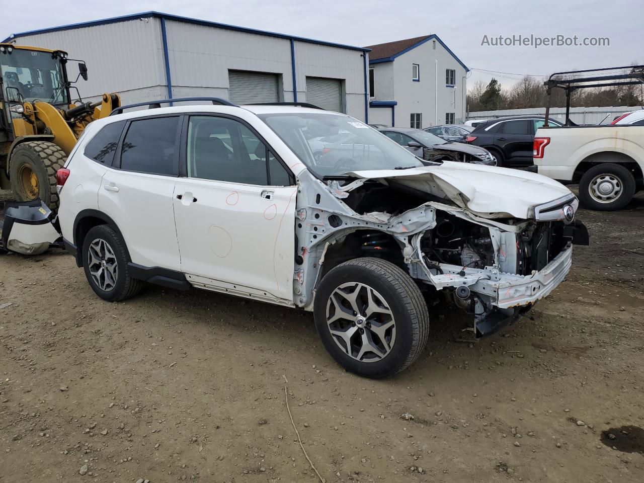 2019 Subaru Forester Premium Белый vin: JF2SKAEC2KH443154