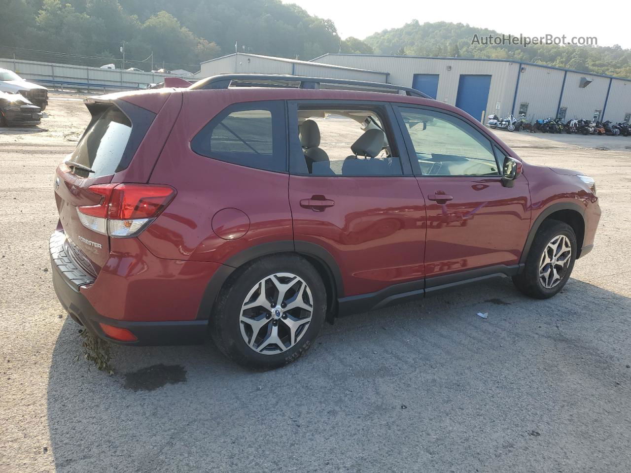 2019 Subaru Forester Premium Красный vin: JF2SKAEC2KH473156