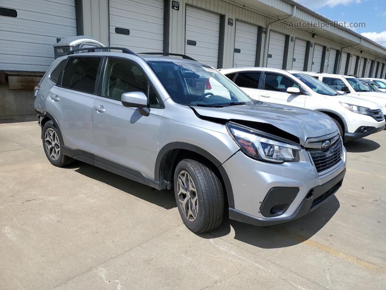 2019 Subaru Forester Premium Silver vin: JF2SKAEC3KH478768