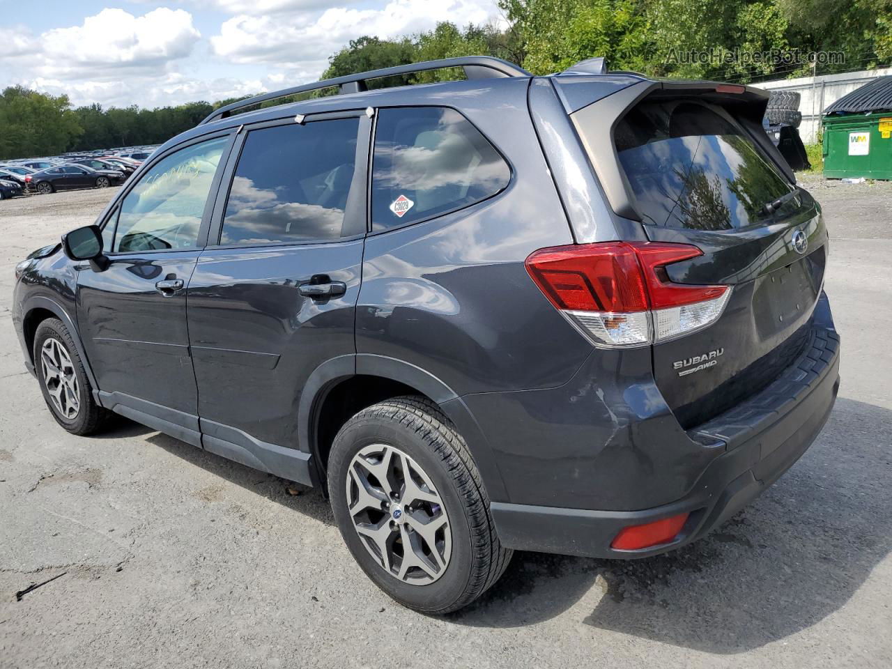 2019 Subaru Forester Premium Gray vin: JF2SKAEC4KH553638