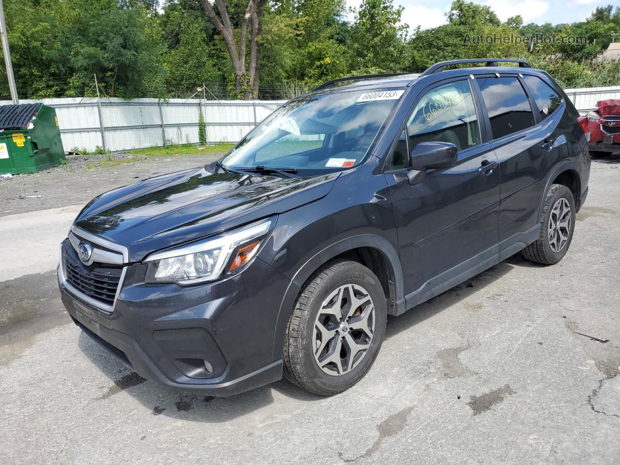 2019 Subaru Forester Premium Gray vin: JF2SKAEC4KH553638