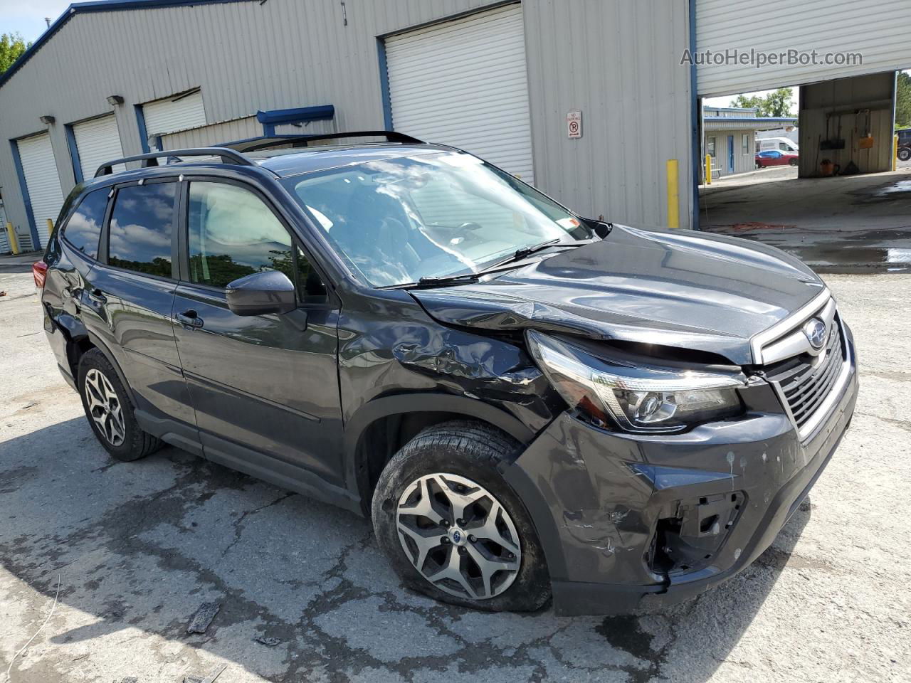 2019 Subaru Forester Premium Gray vin: JF2SKAEC4KH553638