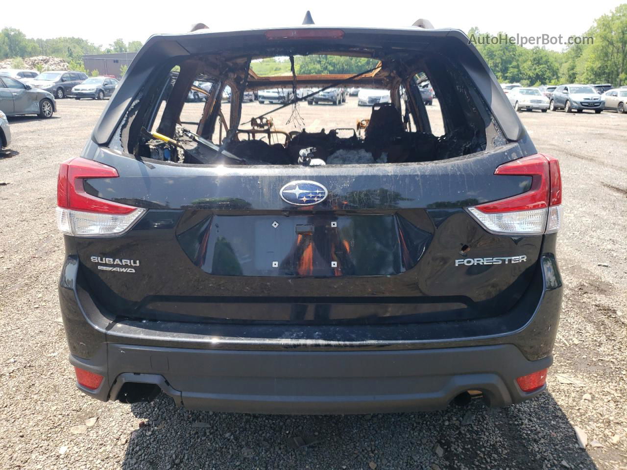 2019 Subaru Forester Premium Черный vin: JF2SKAEC5KH562848