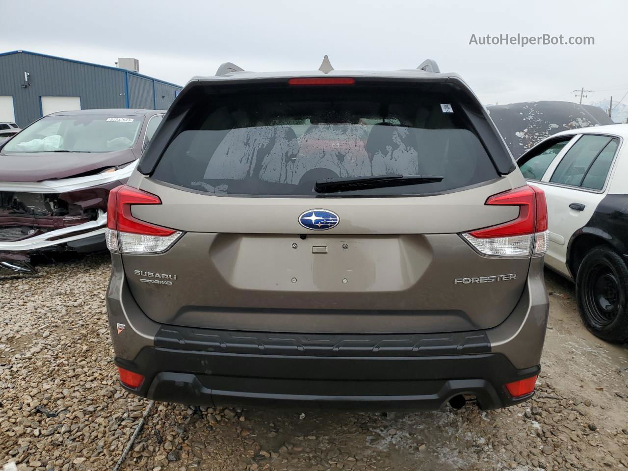 2019 Subaru Forester Premium Brown vin: JF2SKAEC6KH412344