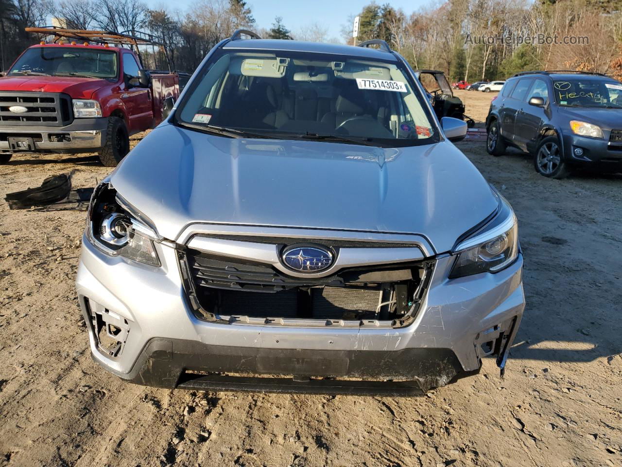 2019 Subaru Forester Premium Silver vin: JF2SKAEC8KH409767