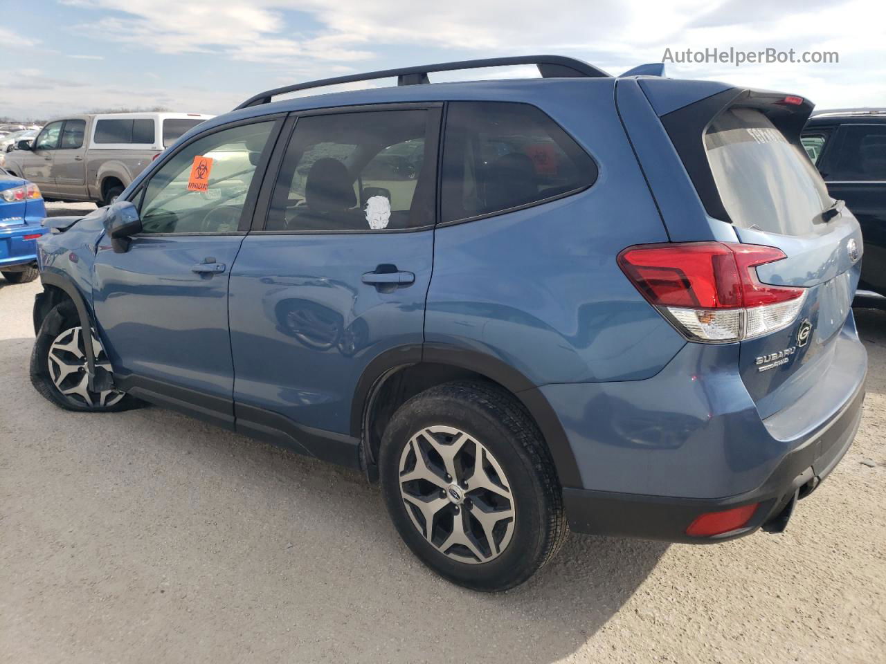 2019 Subaru Forester Premium Синий vin: JF2SKAEC8KH544280