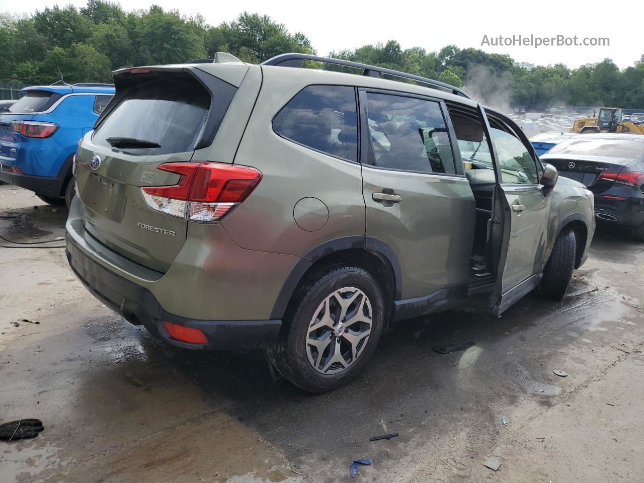 2019 Subaru Forester Premium Green vin: JF2SKAEC9KH526726