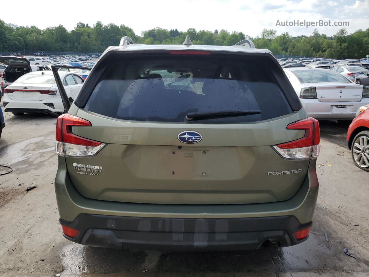 2019 Subaru Forester Premium Green vin: JF2SKAEC9KH526726