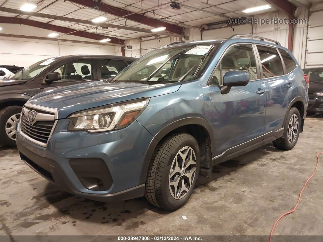 2019 Subaru Forester Premium Синий vin: JF2SKAECXKH400200