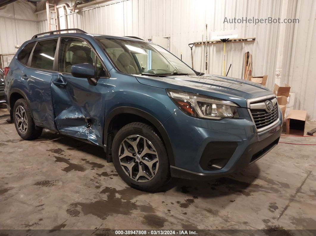 2019 Subaru Forester Premium Blue vin: JF2SKAECXKH400200