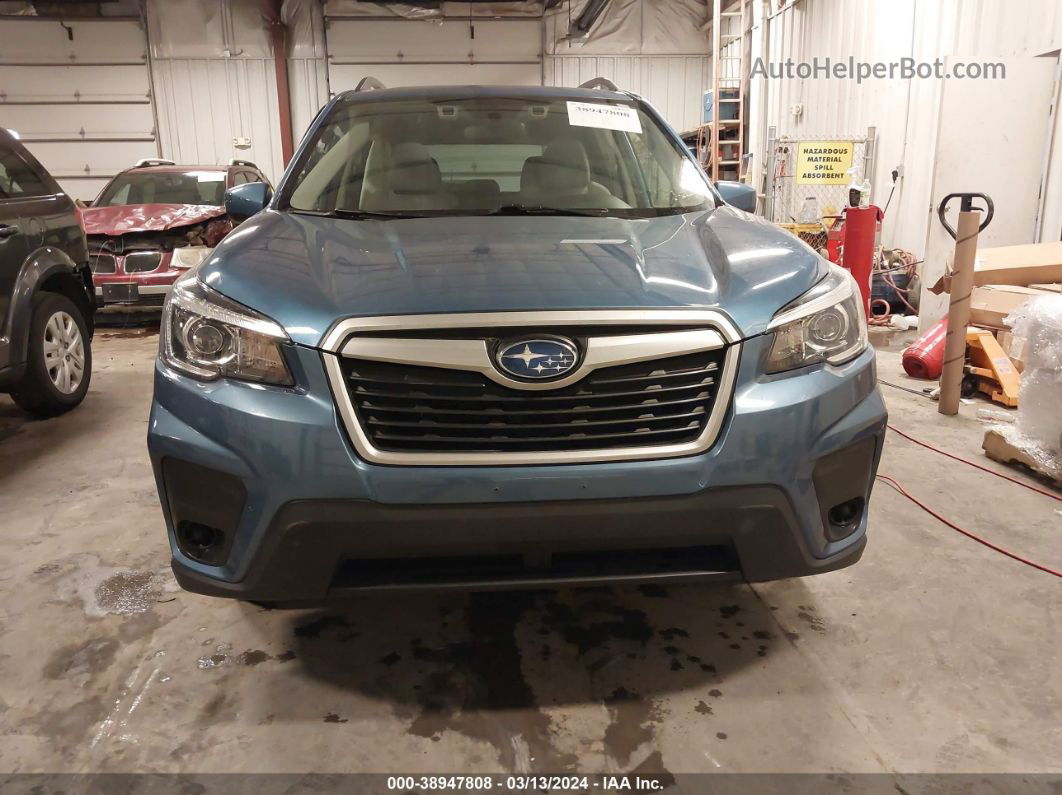 2019 Subaru Forester Premium Blue vin: JF2SKAECXKH400200