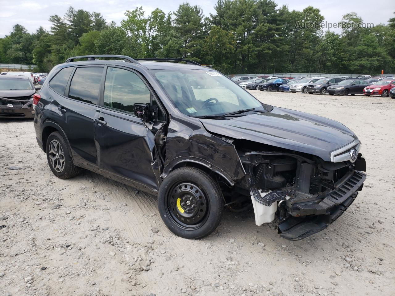 2019 Subaru Forester Premium Gray vin: JF2SKAECXKH461675