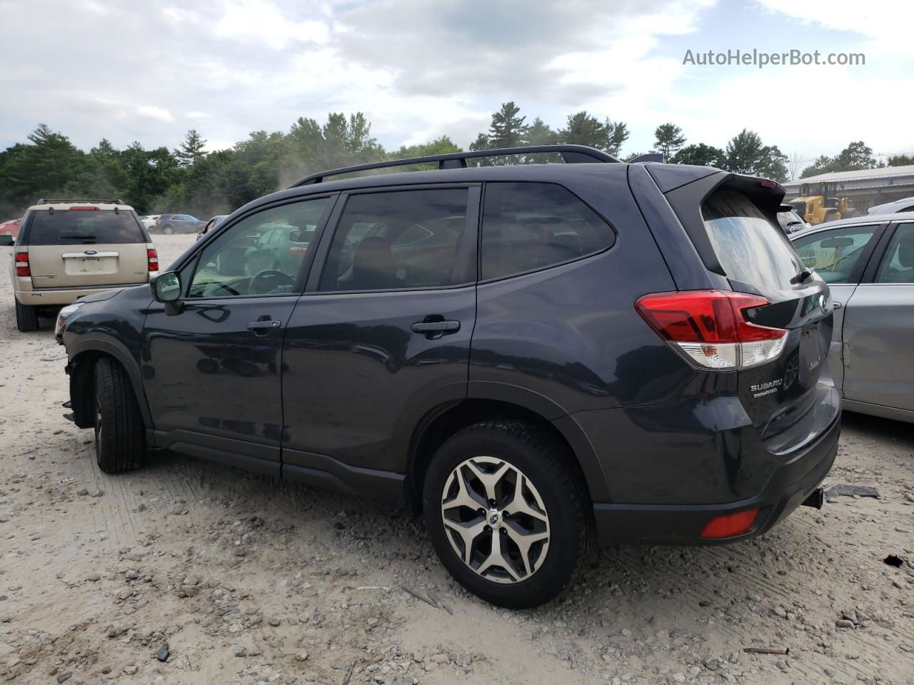 2019 Subaru Forester Premium Gray vin: JF2SKAECXKH461675