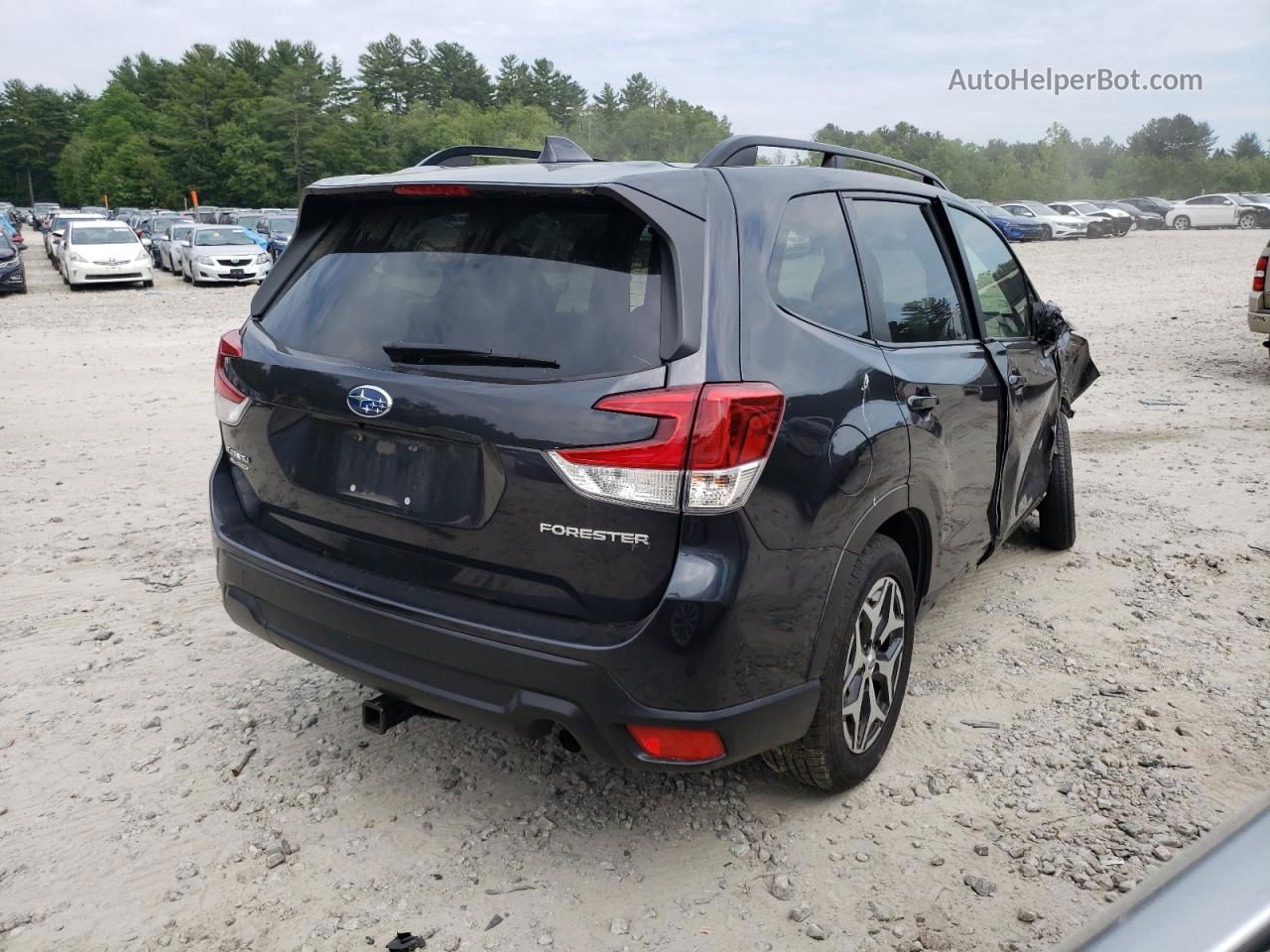 2019 Subaru Forester Premium Gray vin: JF2SKAECXKH461675