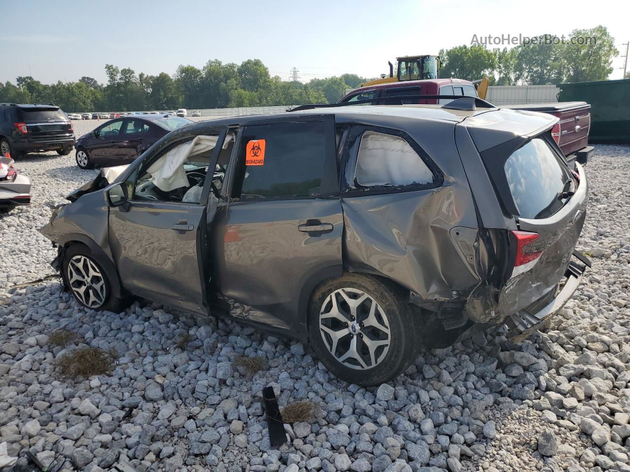 2019 Subaru Forester Premium Gray vin: JF2SKAECXKH508249