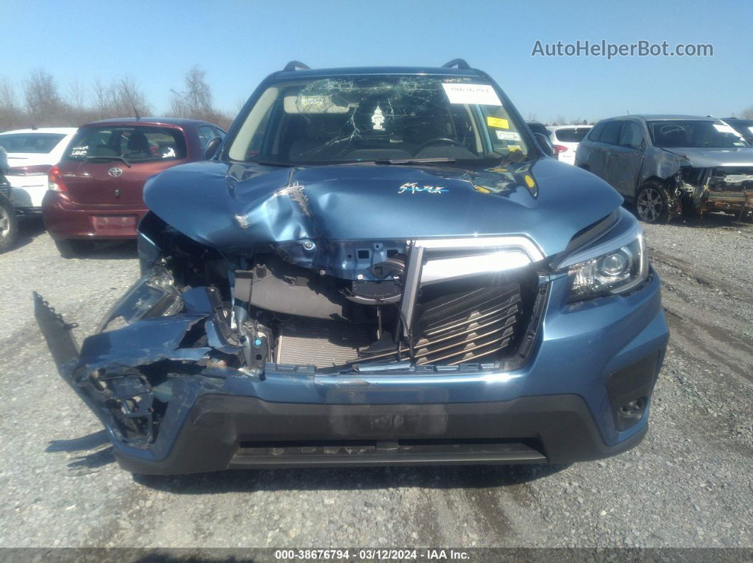 2019 Subaru Forester Premium Blue vin: JF2SKAECXKH522605