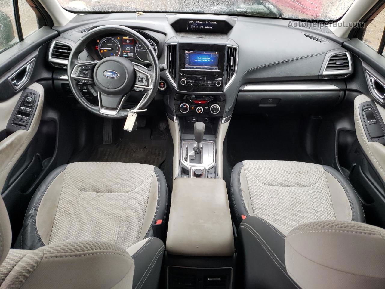 2019 Subaru Forester Premium Бордовый vin: JF2SKAGC0KH448950