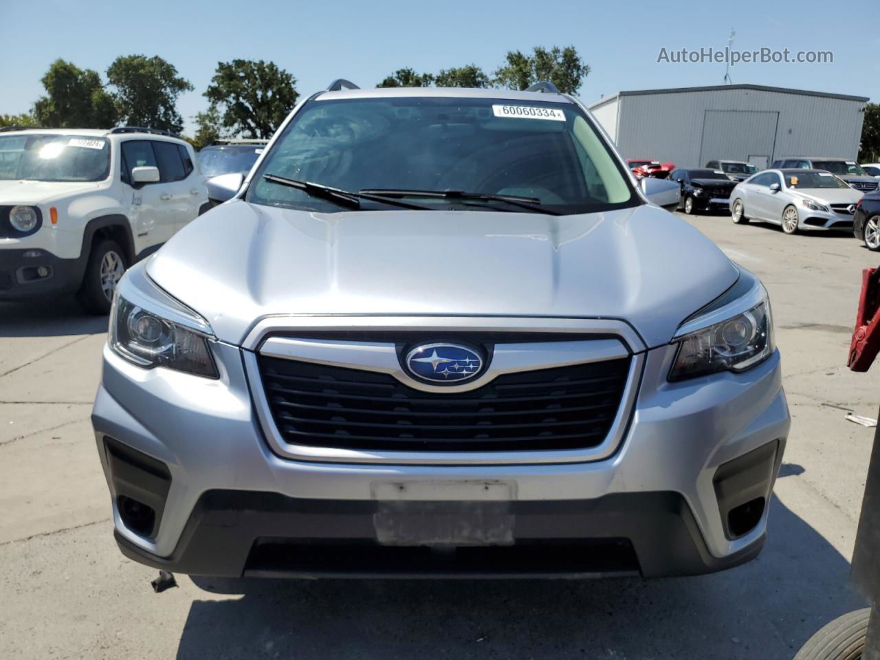 2019 Subaru Forester Premium Silver vin: JF2SKAGC0KH566917