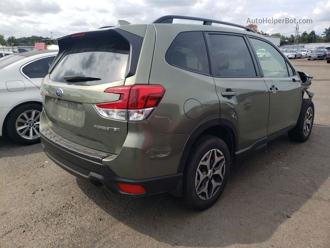 2020 Subaru Forester Premium Зеленый vin: JF2SKAGC0LH578681