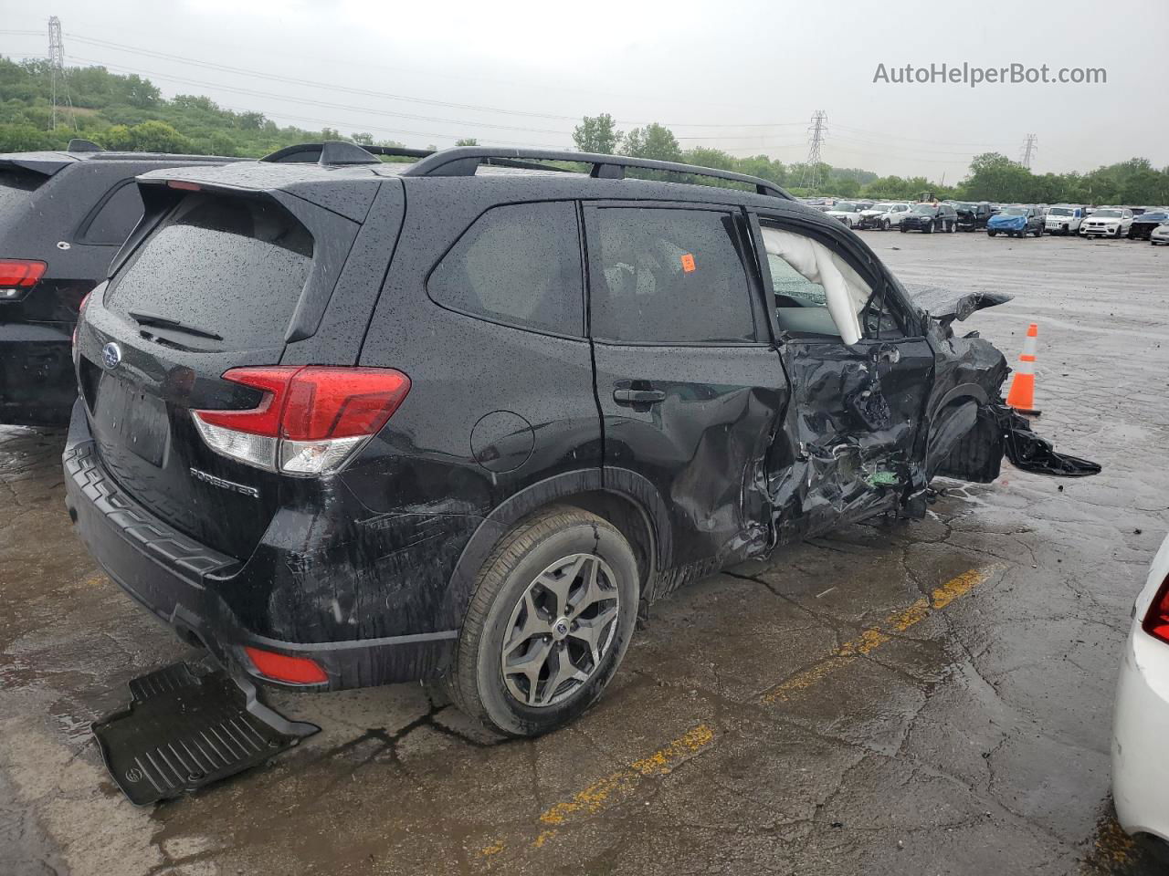 2019 Subaru Forester Premium Black vin: JF2SKAGC1KH531514