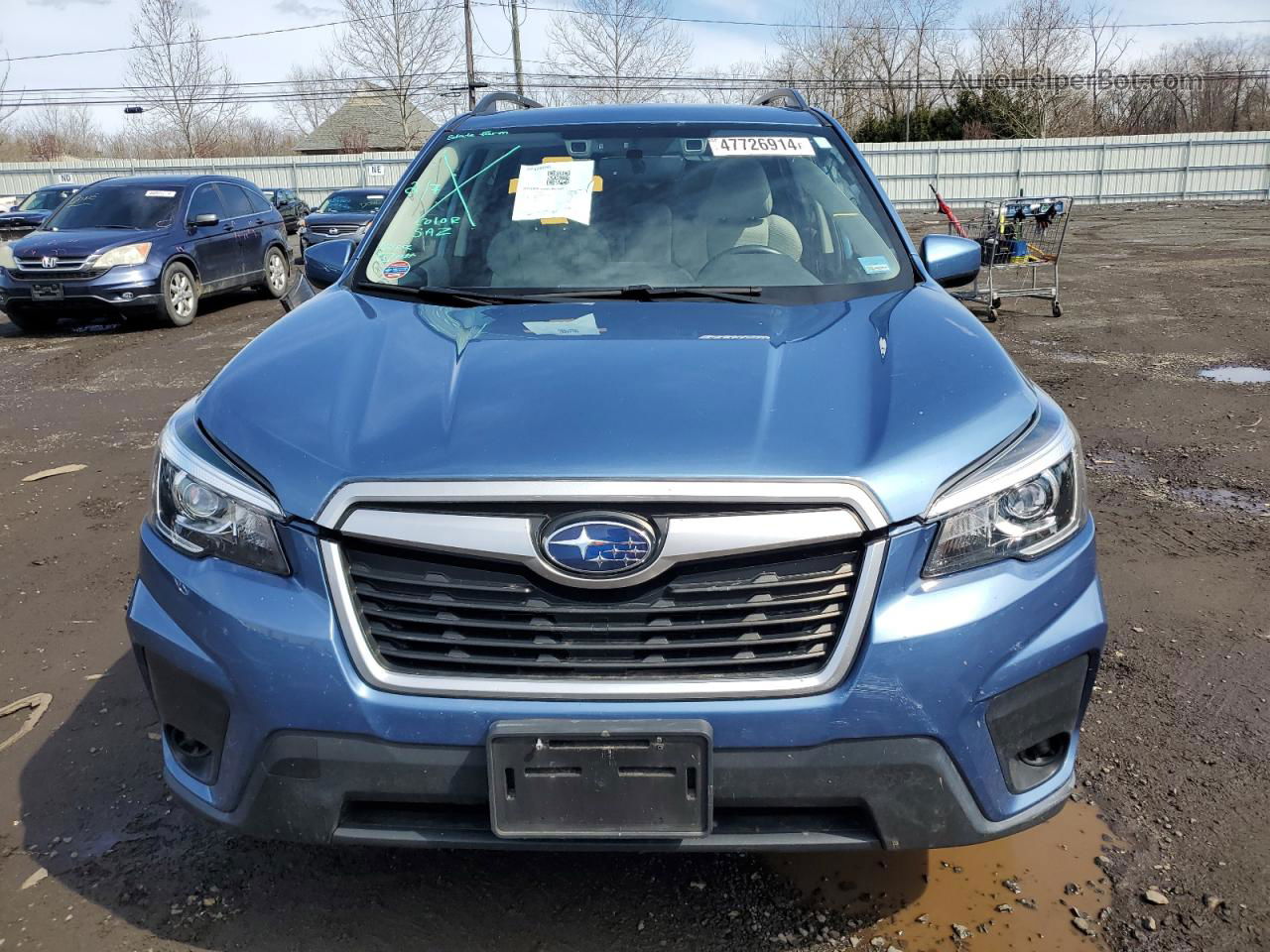 2019 Subaru Forester Premium Blue vin: JF2SKAGC1KH574248