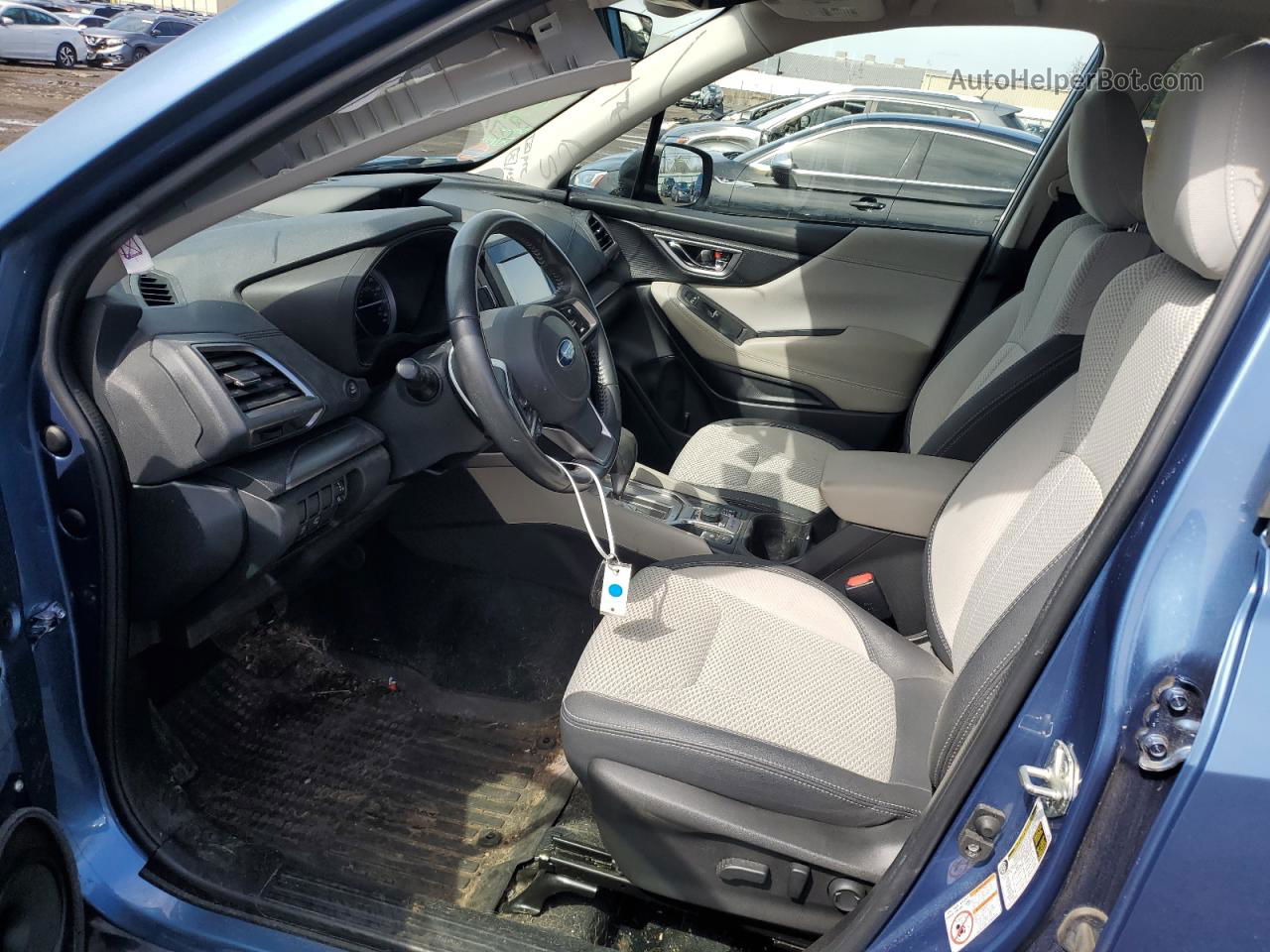 2019 Subaru Forester Premium Blue vin: JF2SKAGC1KH574248